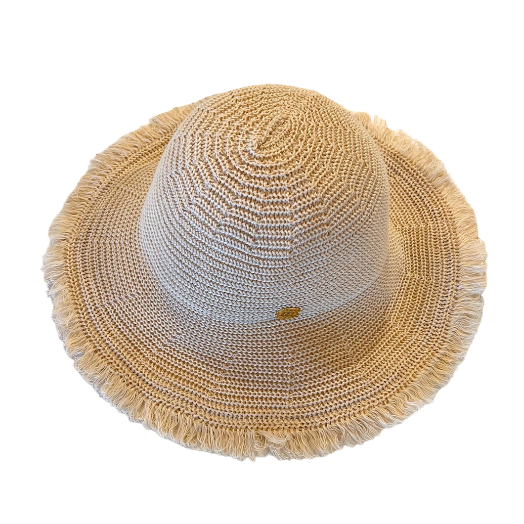 Keaton Packable Sun Hat Light Natural